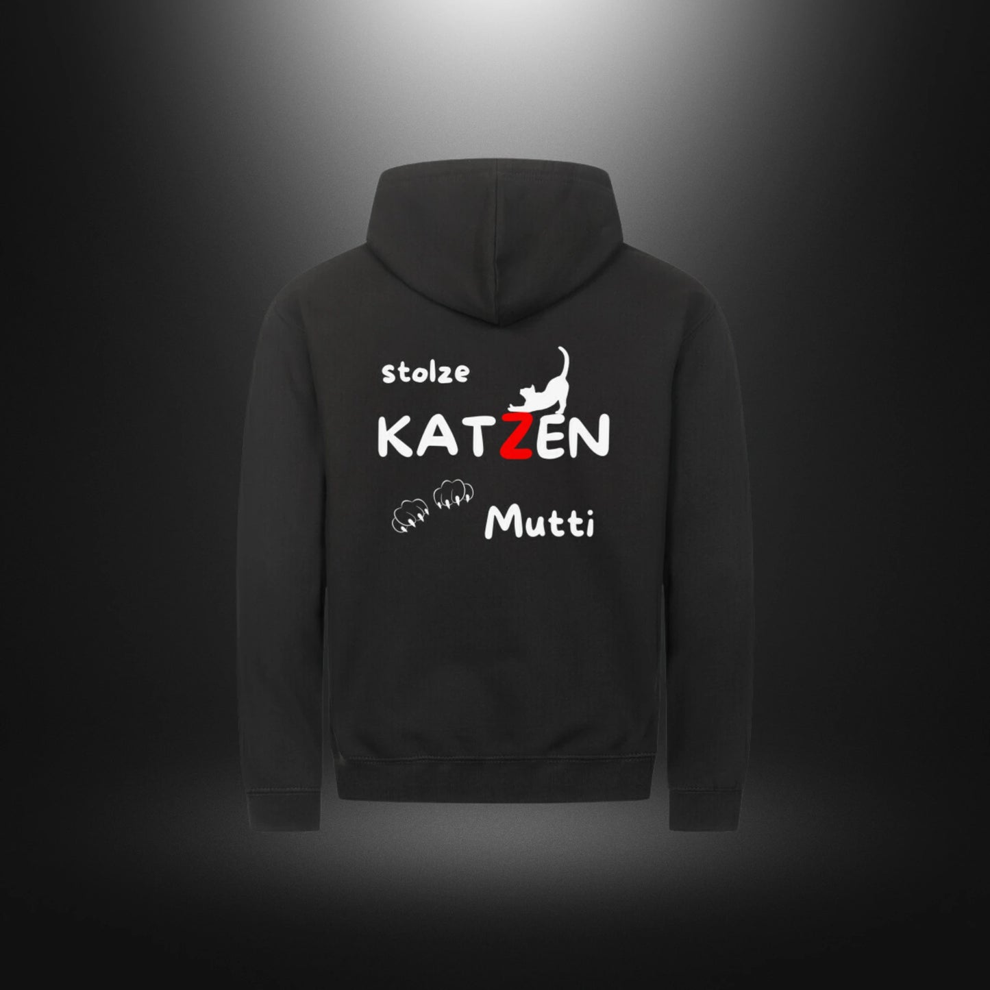 Classic Zipper Hoodie Unisex - stolze KATZEN Mutti