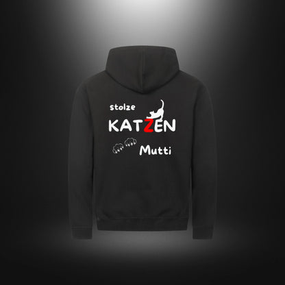 Classic Zipper Hoodie Unisex - stolze KATZEN Mutti