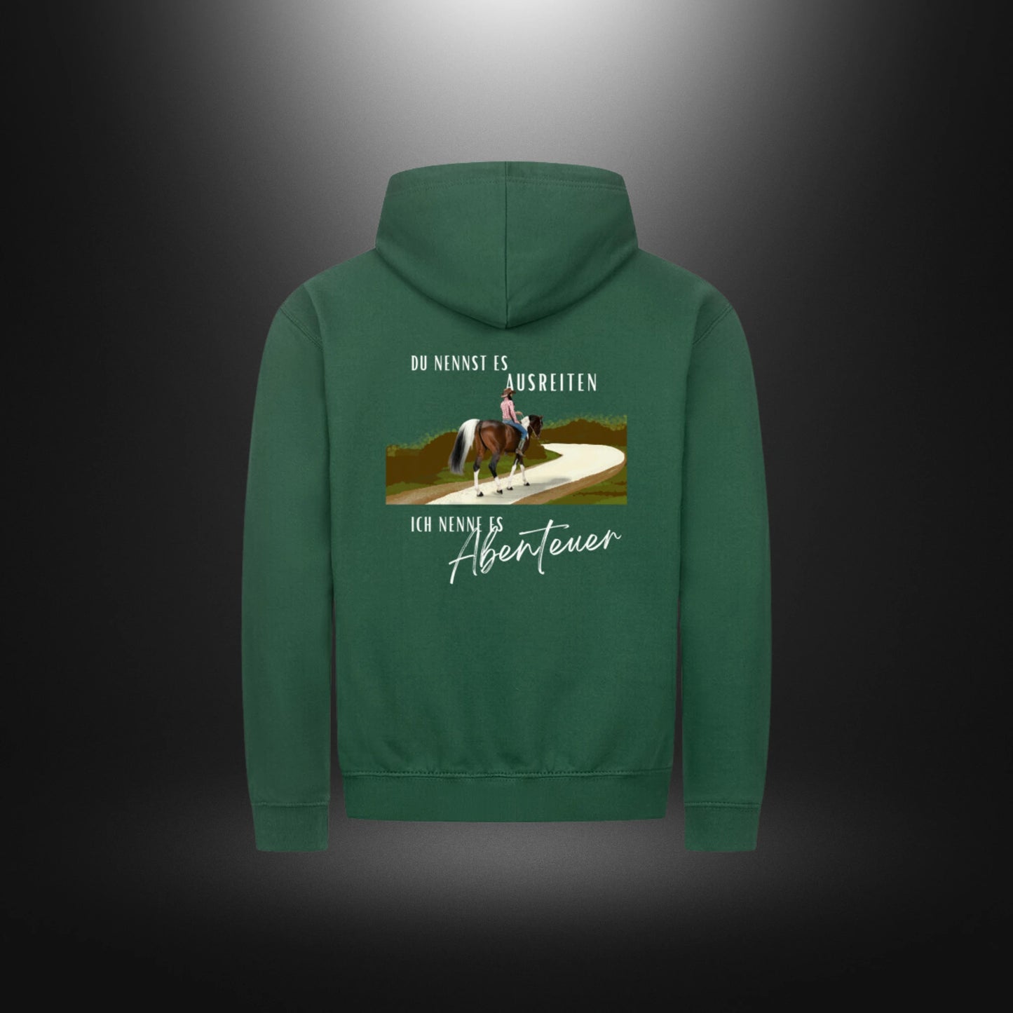 Classic Zipper Hoodie Unisex - DU NENNST ES AUSREITEN, ICH NENNE ES Abenteuer