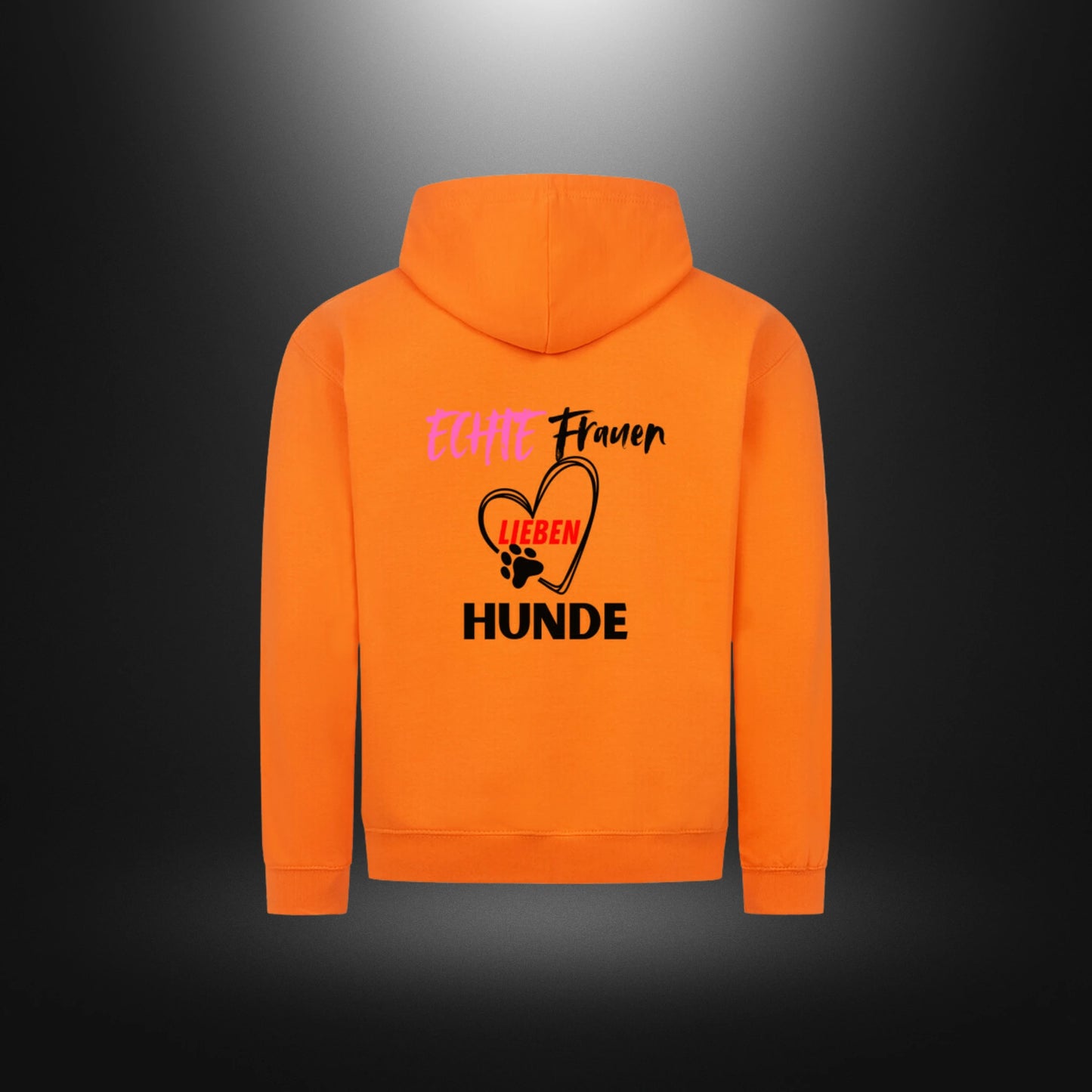 Classic Zipper Hoodie Unisex - ECHTE Frauen LIEBEN HUNDE