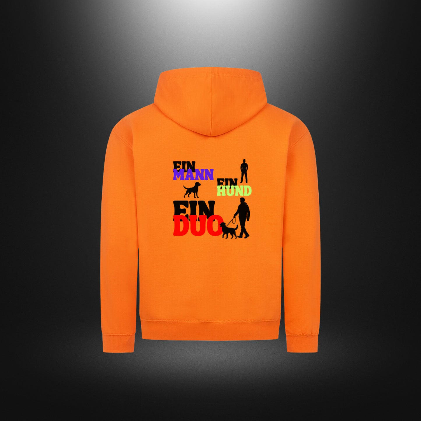 Classic Zipper Hoodie Unisex - EIN MANN EIN HUND EIN DUO