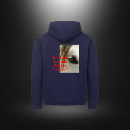 Classic Zipper Hoodie Unisex - Im Auge meines Pferdes ENTSTEHT VERTRAUEN OHNE WORTE