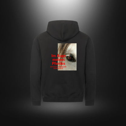 Classic Zipper Hoodie Unisex - Im Auge meines Pferdes ENTSTEHT VERTRAUEN OHNE WORTE
