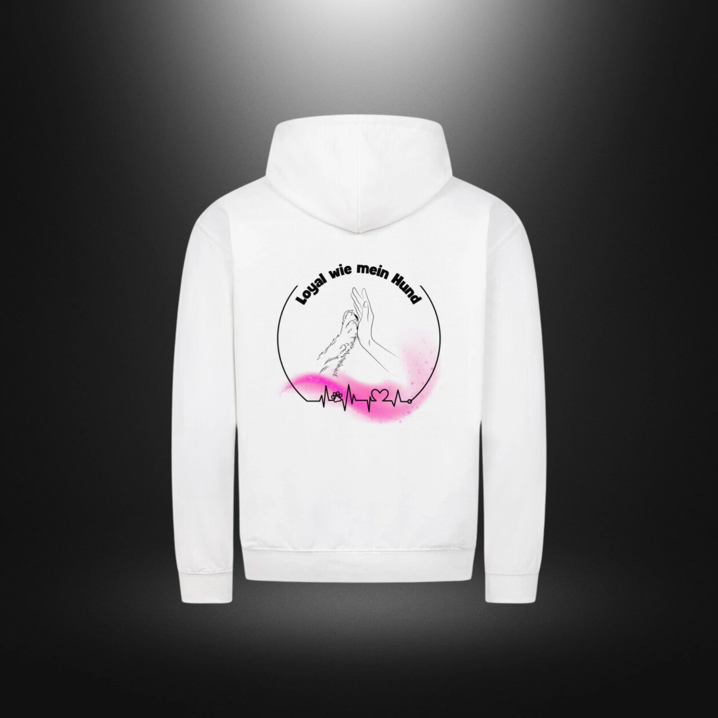 Classic Zipper Hoodie Unisex - Loyal wie mein Hund