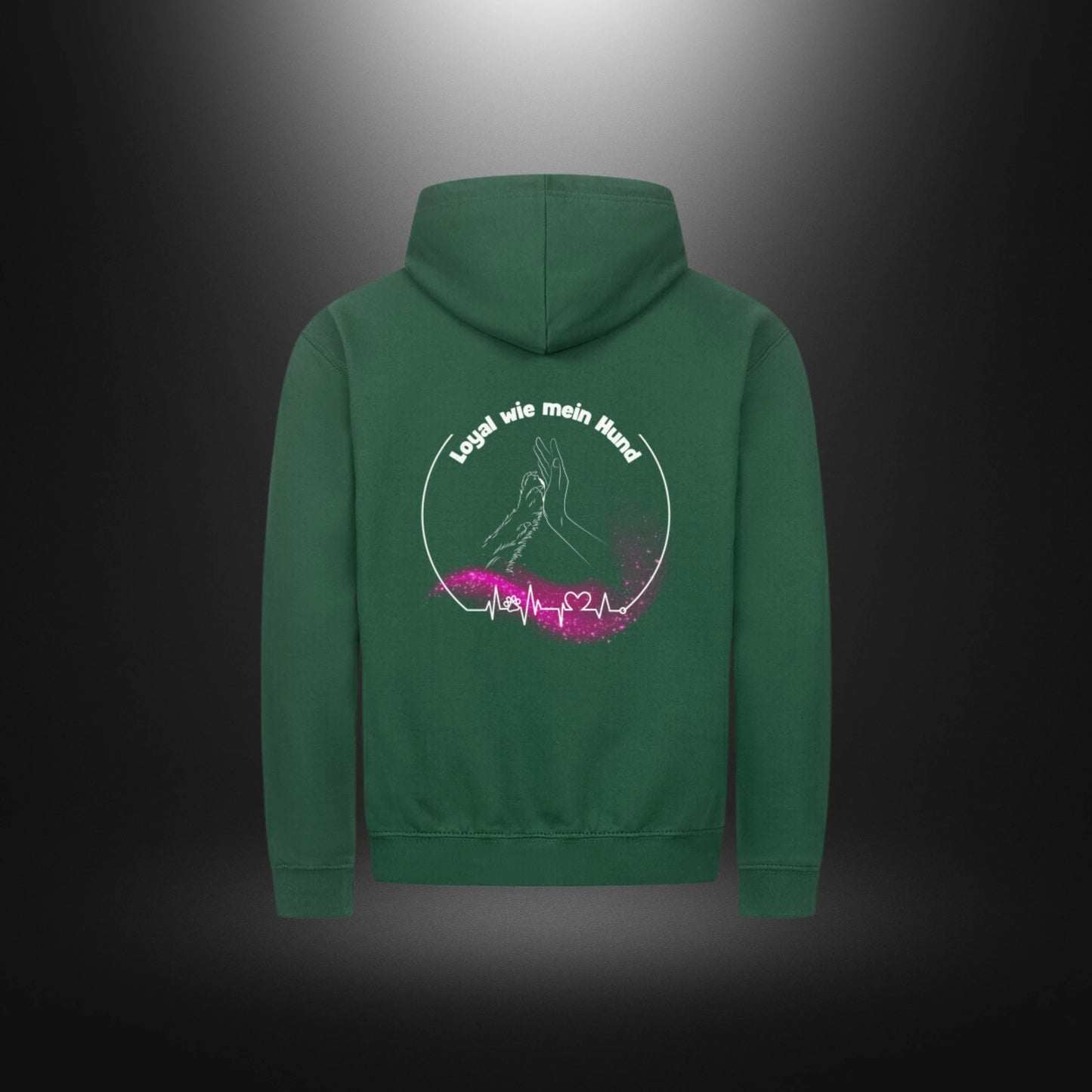 Classic Zipper Hoodie Unisex - Loyal wie mein Hund