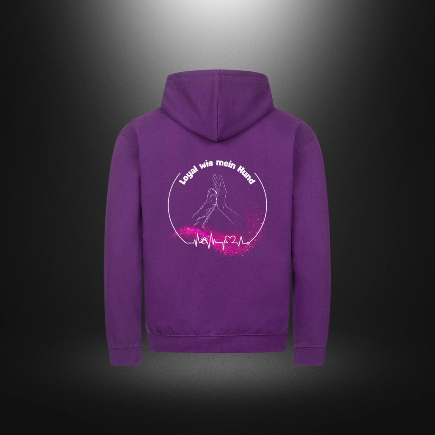 Classic Zipper Hoodie Unisex - Loyal wie mein Hund