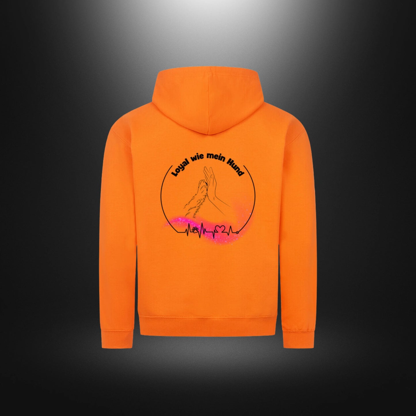 Classic Zipper Hoodie Unisex - Loyal wie mein Hund