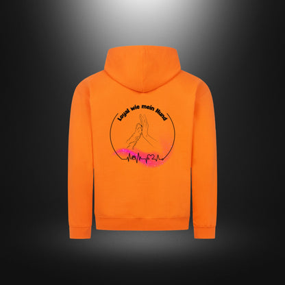 Classic Zipper Hoodie Unisex - Loyal wie mein Hund