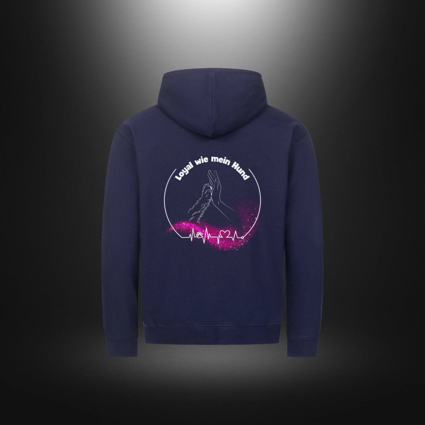 Classic Zipper Hoodie Unisex - Loyal wie mein Hund