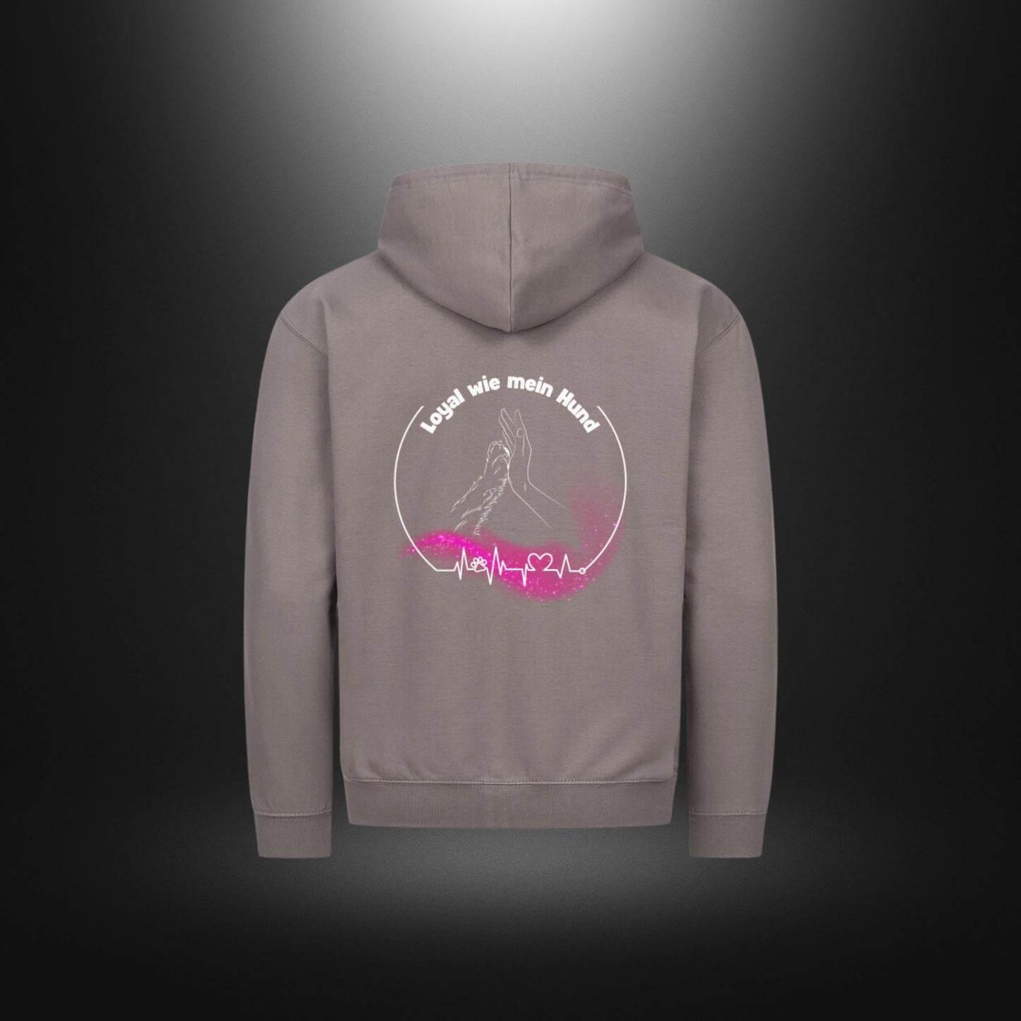 Classic Zipper Hoodie Unisex - Loyal wie mein Hund