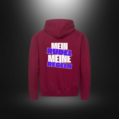 Classic Zipper Hoodie Unisex - MEIN RUDEL MEINE REGELN