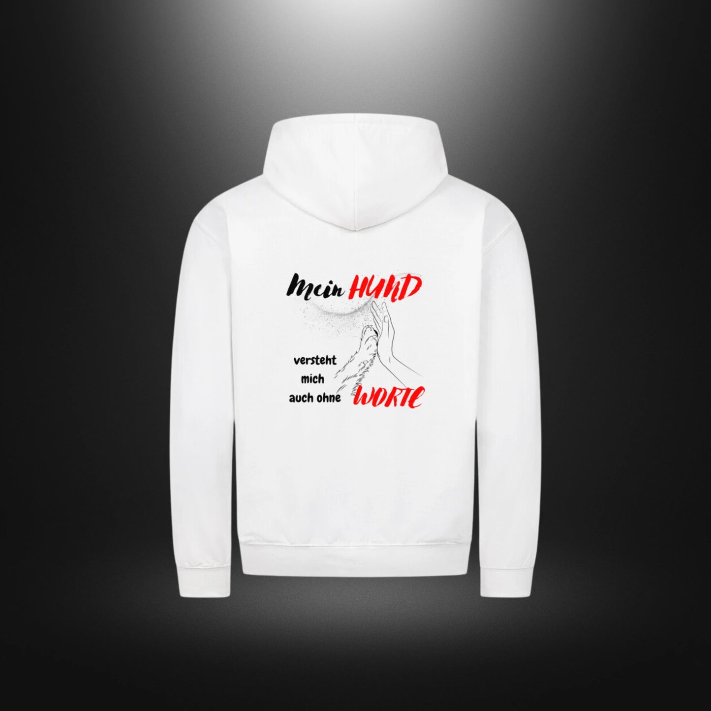 Classic Zipper Hoodie Unisex - Mein HUND versteht mich auch ohne WORTE