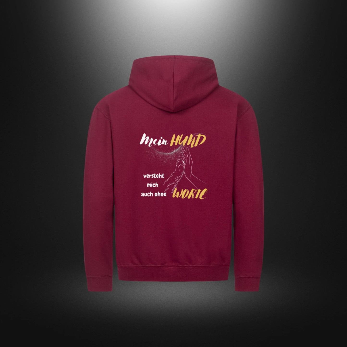 Classic Zipper Hoodie Unisex - Mein HUND versteht mich auch ohne WORTE