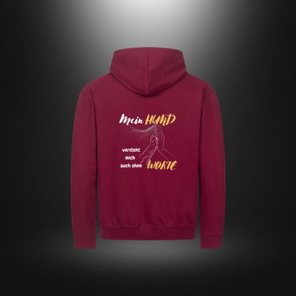 Classic Zipper Hoodie Unisex - Mein HUND versteht mich auch ohne WORTE