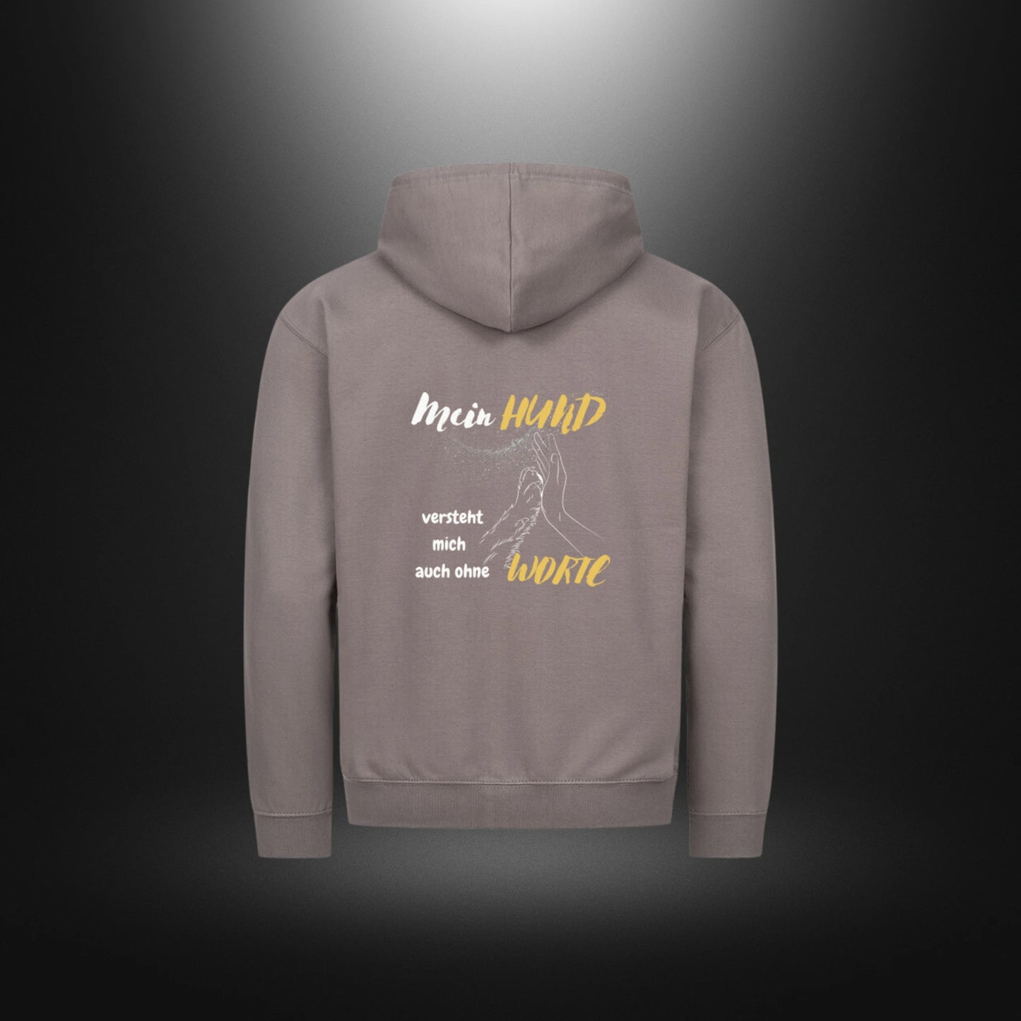 Classic Zipper Hoodie Unisex - Mein HUND versteht mich auch ohne WORTE