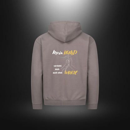 Classic Zipper Hoodie Unisex - Mein HUND versteht mich auch ohne WORTE
