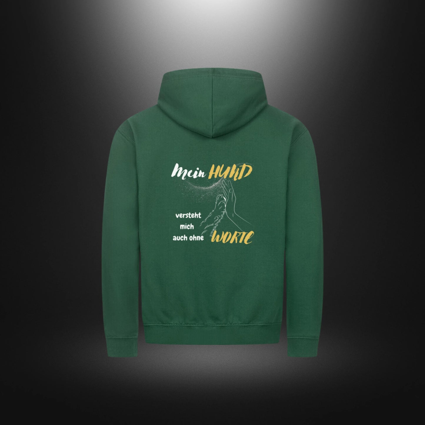 Classic Zipper Hoodie Unisex - Mein HUND versteht mich auch ohne WORTE