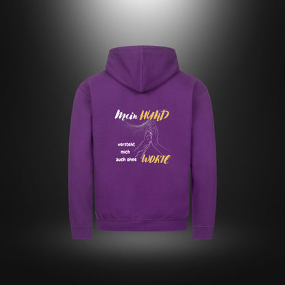 Classic Zipper Hoodie Unisex - Mein HUND versteht mich auch ohne WORTE