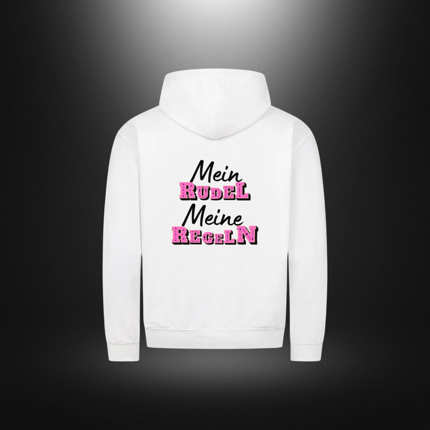 Classic Zipper Hoodie Unisex - Mein RUDEL Meine REGELN