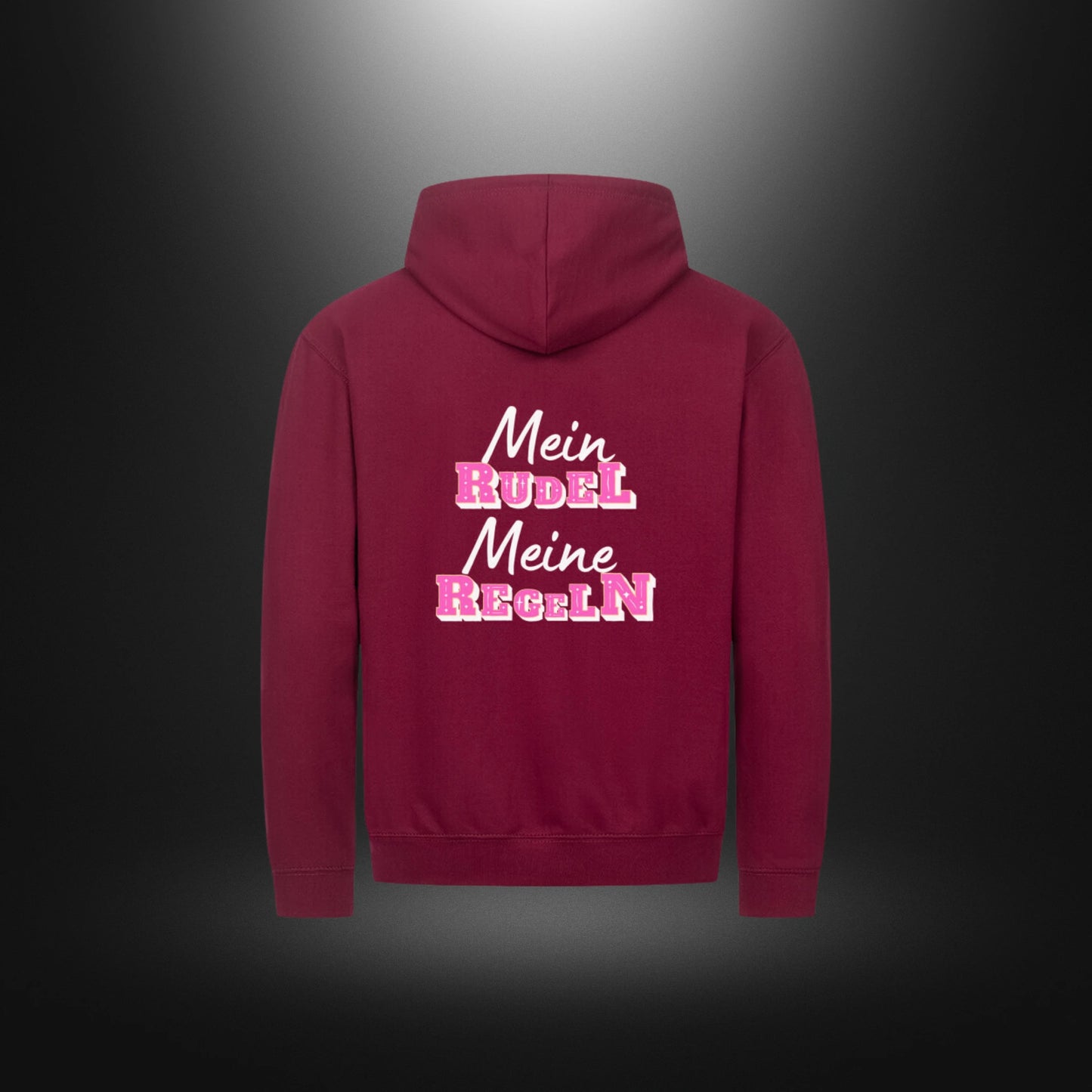 Classic Zipper Hoodie Unisex - Mein RUDEL Meine REGELN