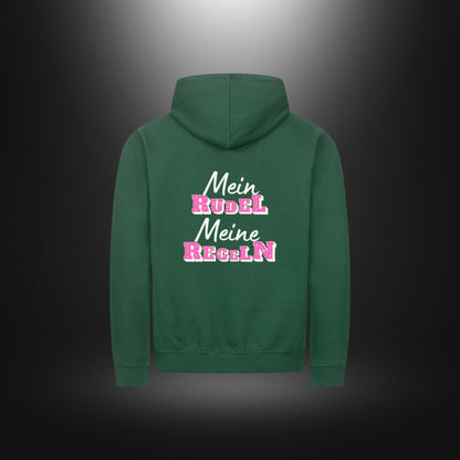 Classic Zipper Hoodie Unisex - Mein RUDEL Meine REGELN