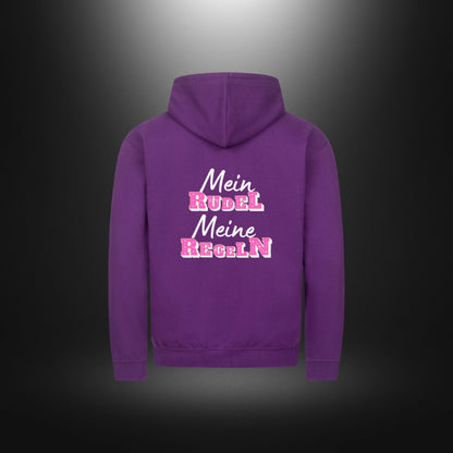 Classic Zipper Hoodie Unisex - Mein RUDEL Meine REGELN