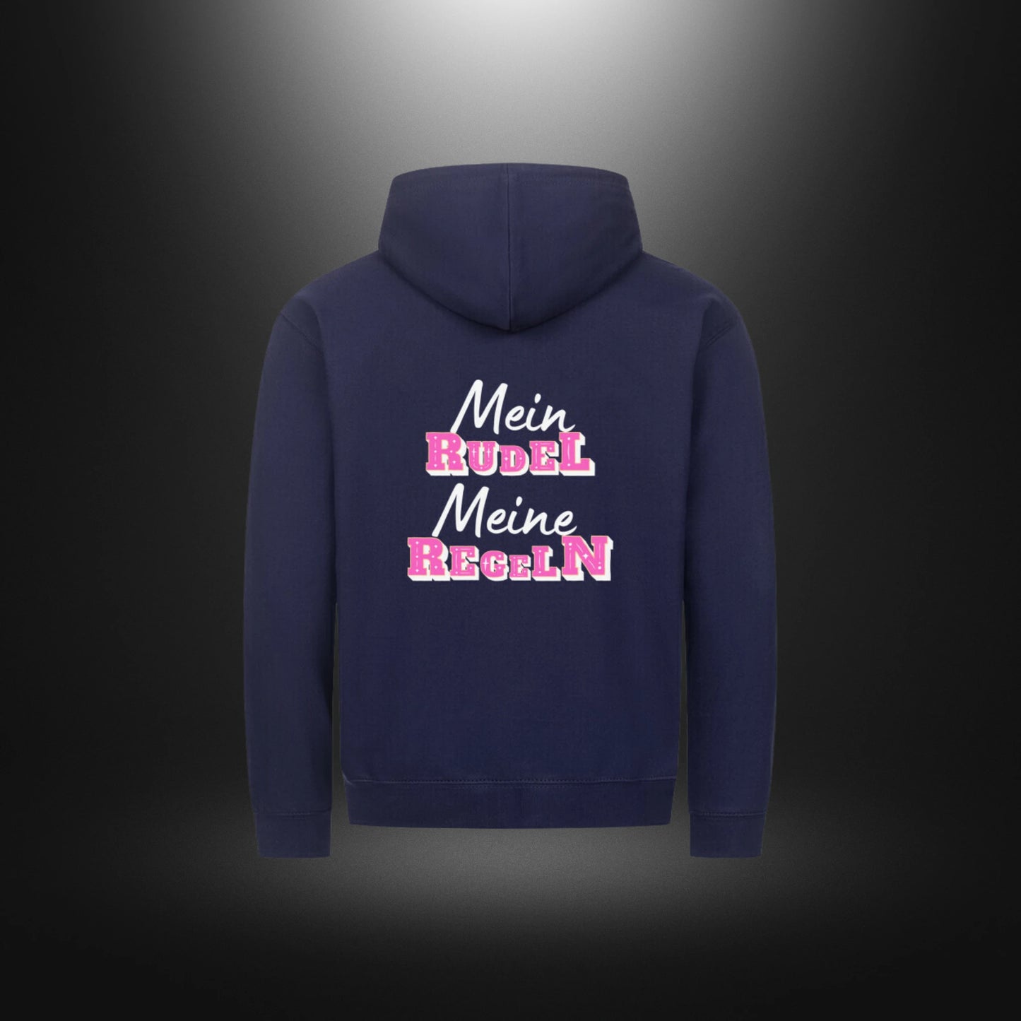 Classic Zipper Hoodie Unisex - Mein RUDEL Meine REGELN