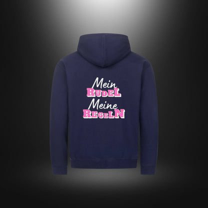 Classic Zipper Hoodie Unisex - Mein RUDEL Meine REGELN