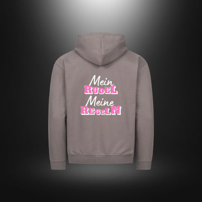 Classic Zipper Hoodie Unisex - Mein RUDEL Meine REGELN