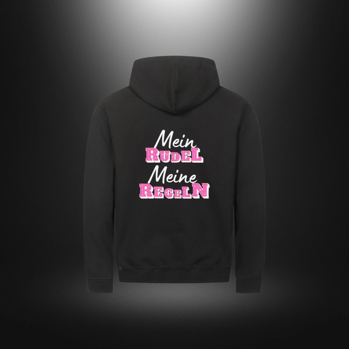 Classic Zipper Hoodie Unisex - Mein RUDEL Meine REGELN