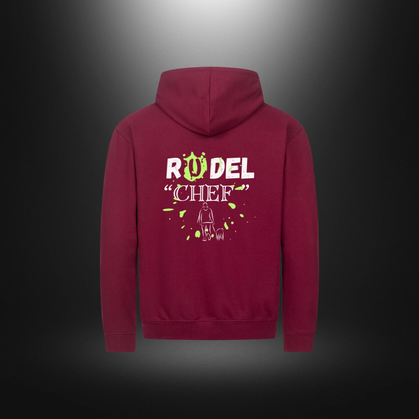 Classic Zipper Hoodie Unisex - RUDEL "CHEF "