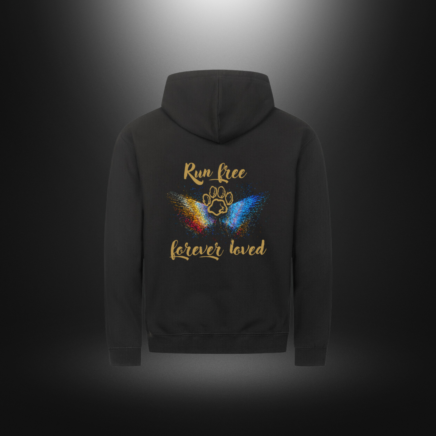 Classic Zipper Hoodie Unisex - Run free forever loved Hund