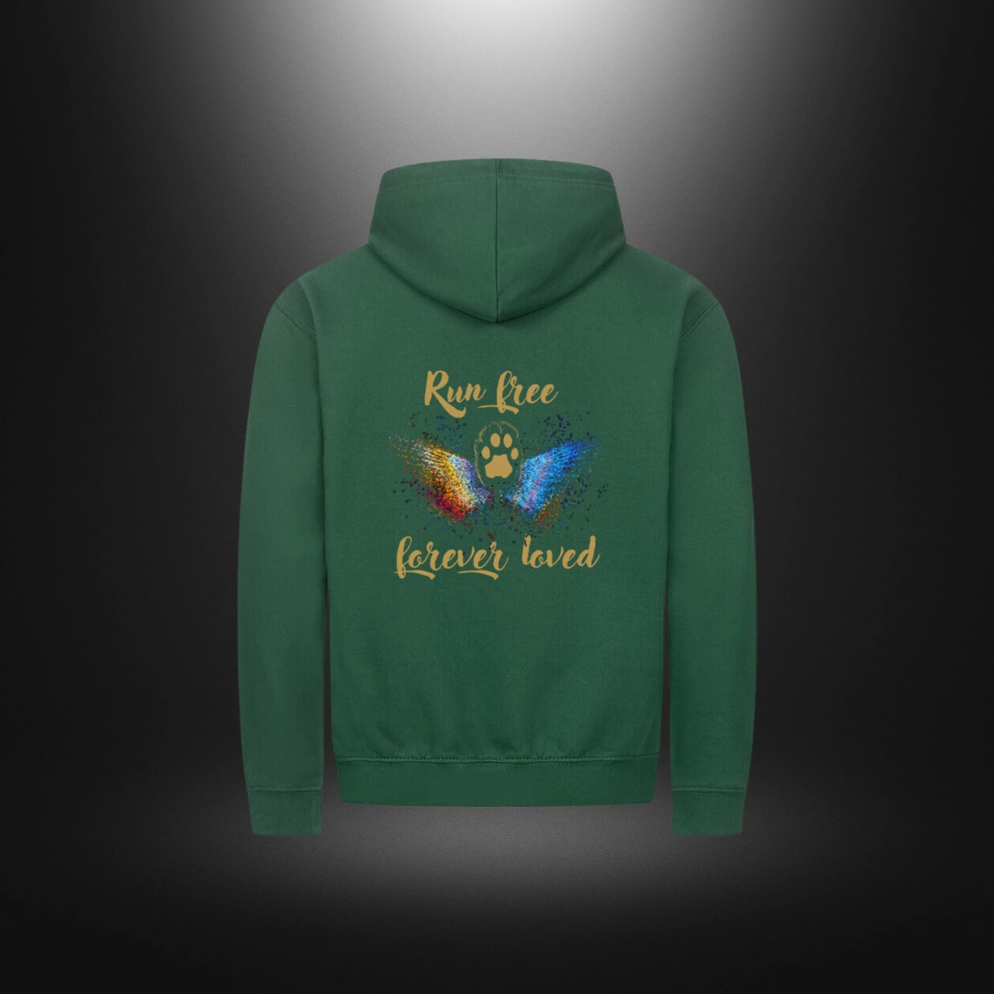 Classic Zipper Hoodie Unisex - Run free forever loved Katze