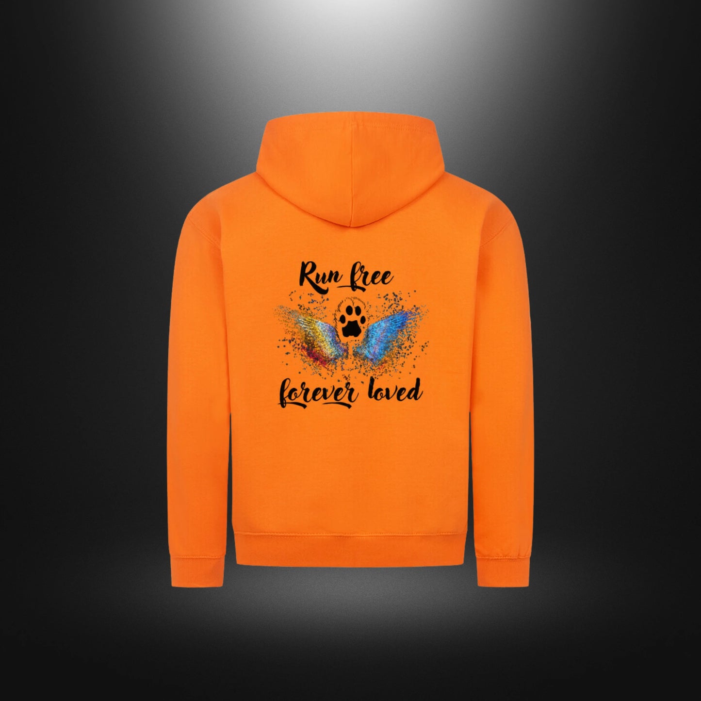 Classic Zipper Hoodie Unisex - Run free forever loved Katze