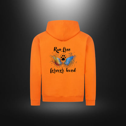 Classic Zipper Hoodie Unisex - Run free forever loved Katze