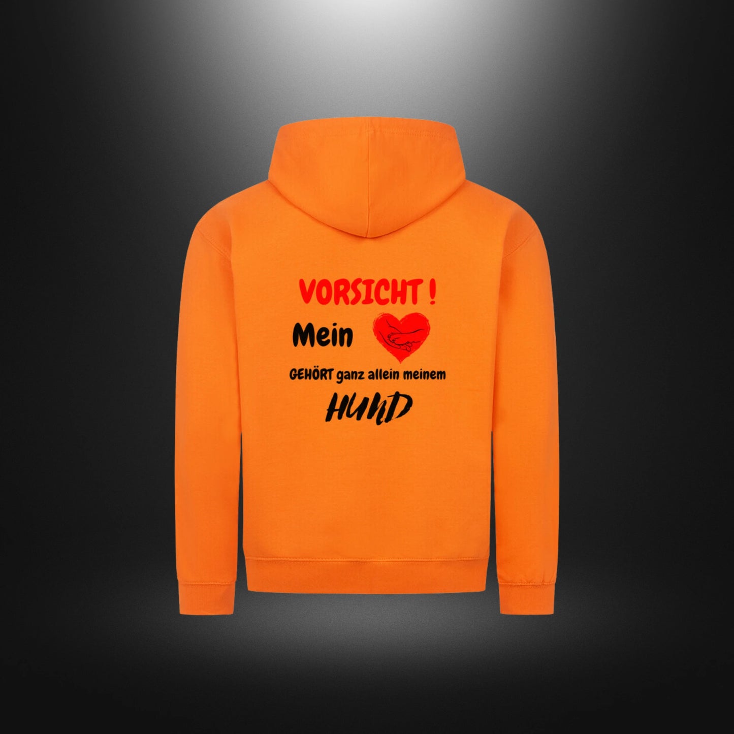 Classic Zipper Hoodie Unisex - VORSICHT ! Mein Herz GEHÖRT ganz allein meinem HUND
