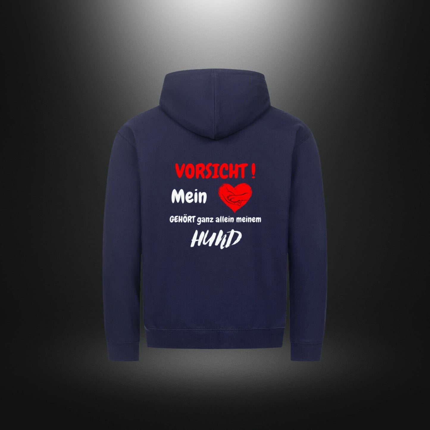 Classic Zipper Hoodie Unisex - VORSICHT ! Mein Herz GEHÖRT ganz allein meinem HUND
