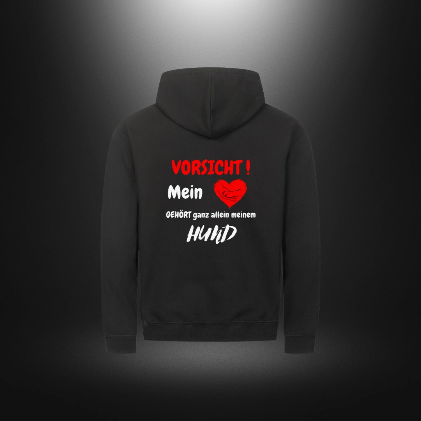 Classic Zipper Hoodie Unisex - VORSICHT ! Mein Herz GEHÖRT ganz allein meinem HUND