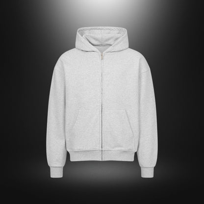 VACANCY Oversized Zipper Hoodie - stolzer HUNDE Vatti