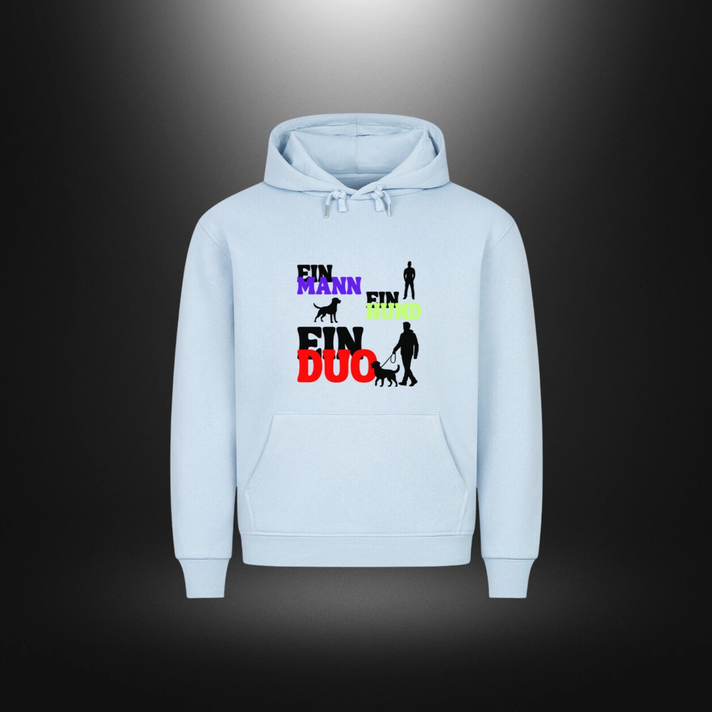 HigherBlanks Premium Hoodie - EIN MANN EIN HUND EIN DUO