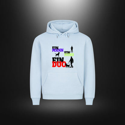 HigherBlanks Premium Hoodie - EIN MANN EIN HUND EIN DUO