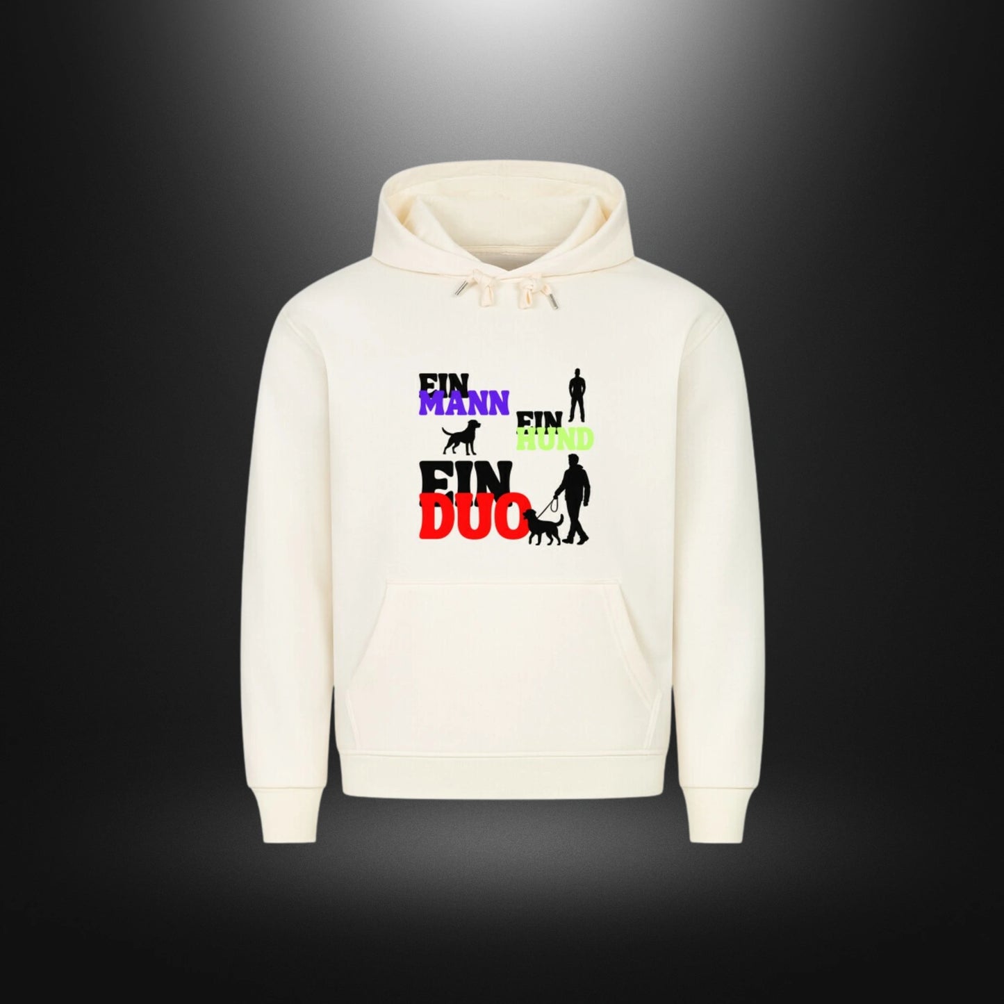 HigherBlanks Premium Hoodie - EIN MANN EIN HUND EIN DUO