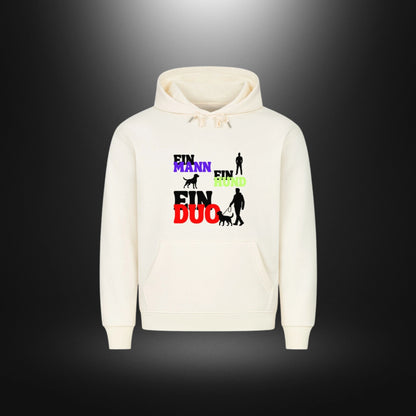 HigherBlanks Premium Hoodie - EIN MANN EIN HUND EIN DUO