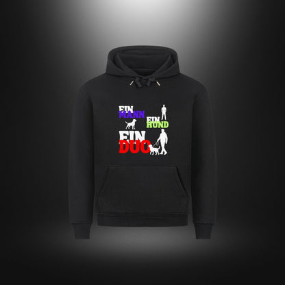 HigherBlanks Premium Hoodie - EIN MANN EIN HUND EIN DUO