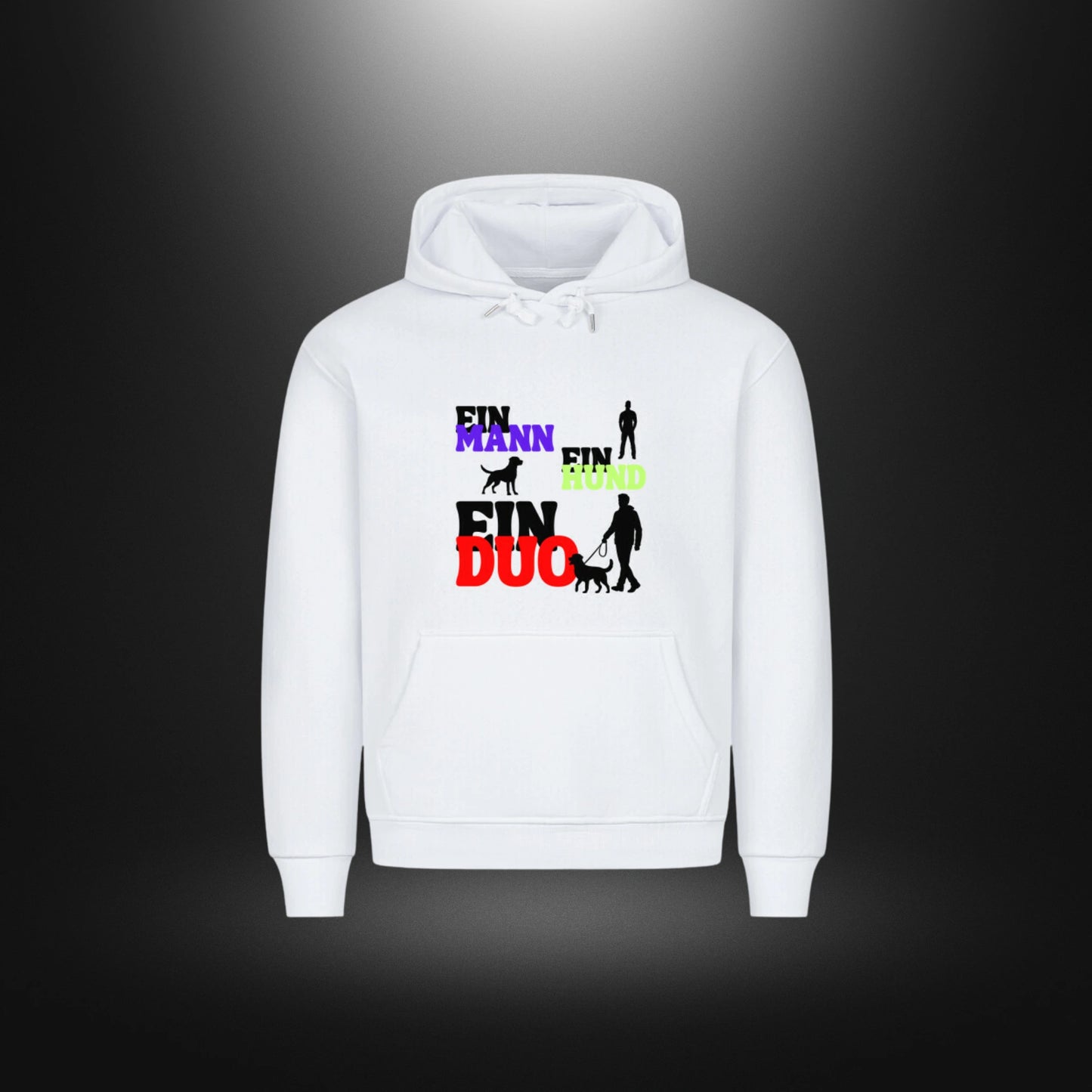 HigherBlanks Premium Hoodie - EIN MANN EIN HUND EIN DUO