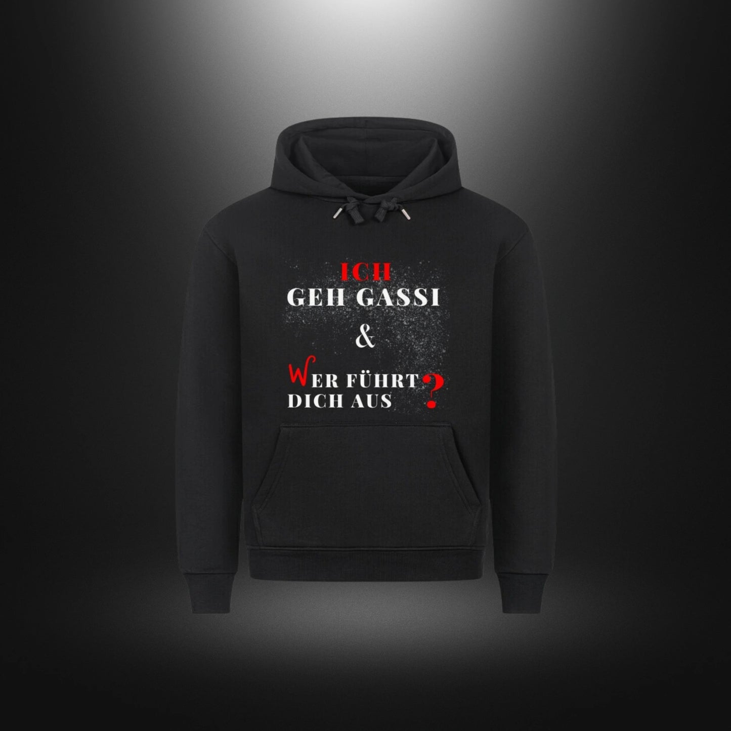 HigherBlanks Premium Hoodie - ICH GEH GASSI & WER FÜHRT DICH AUS ?