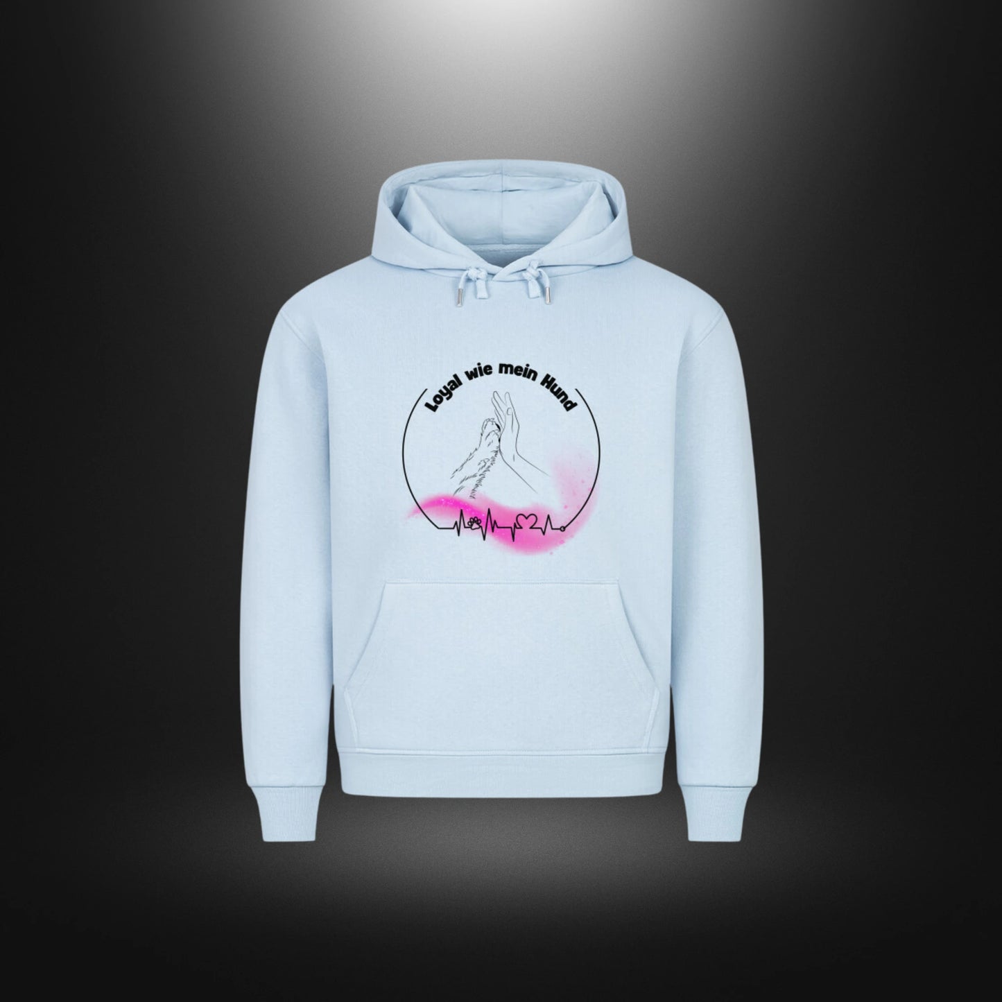 HigherBlanks Premium Hoodie - Loyal wie mein Hund