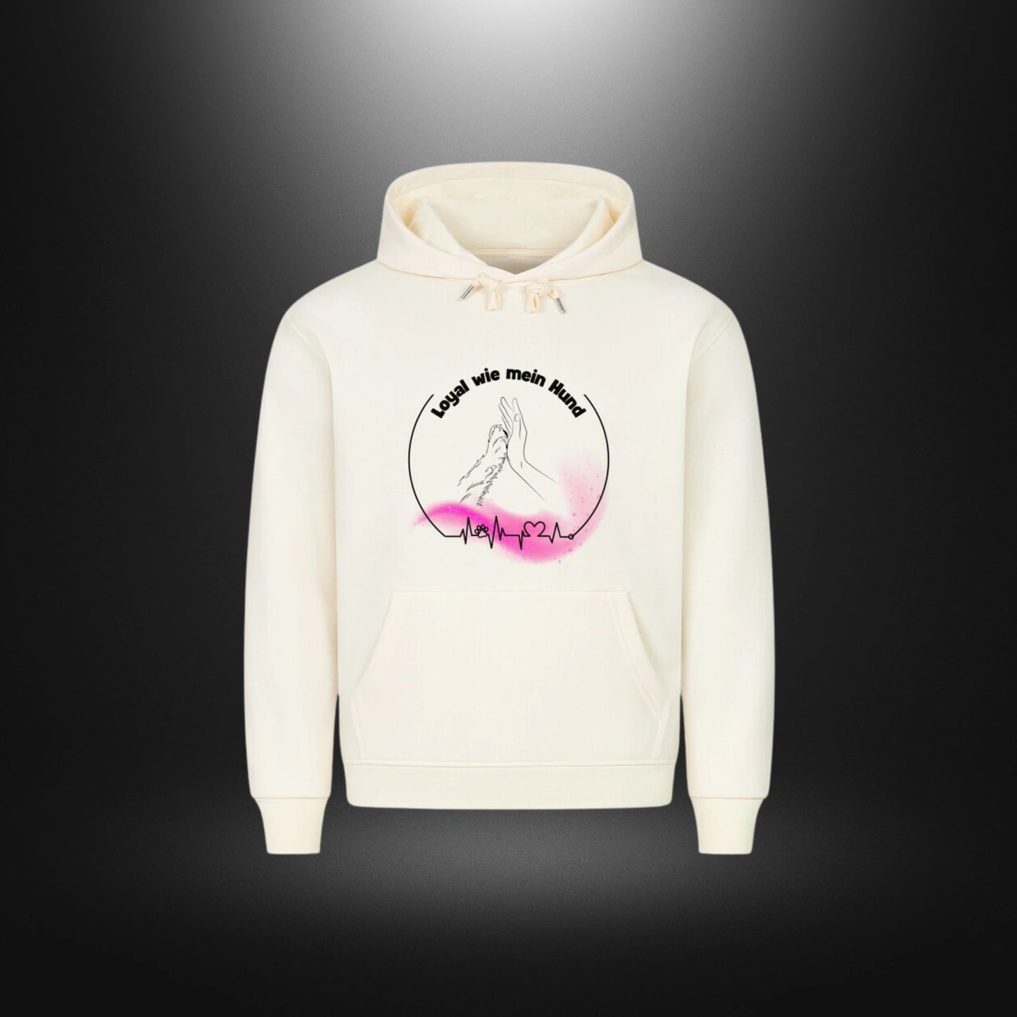 HigherBlanks Premium Hoodie - Loyal wie mein Hund