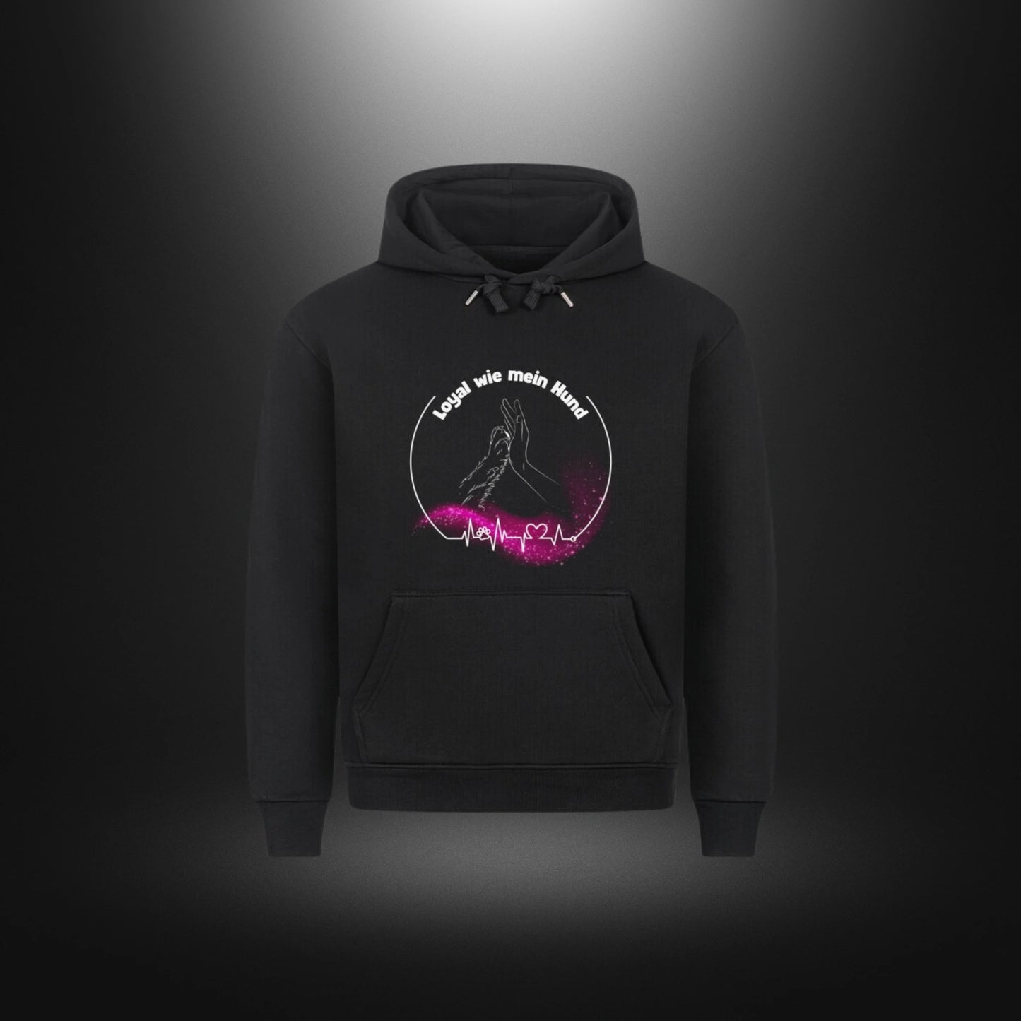 HigherBlanks Premium Hoodie - Loyal wie mein Hund