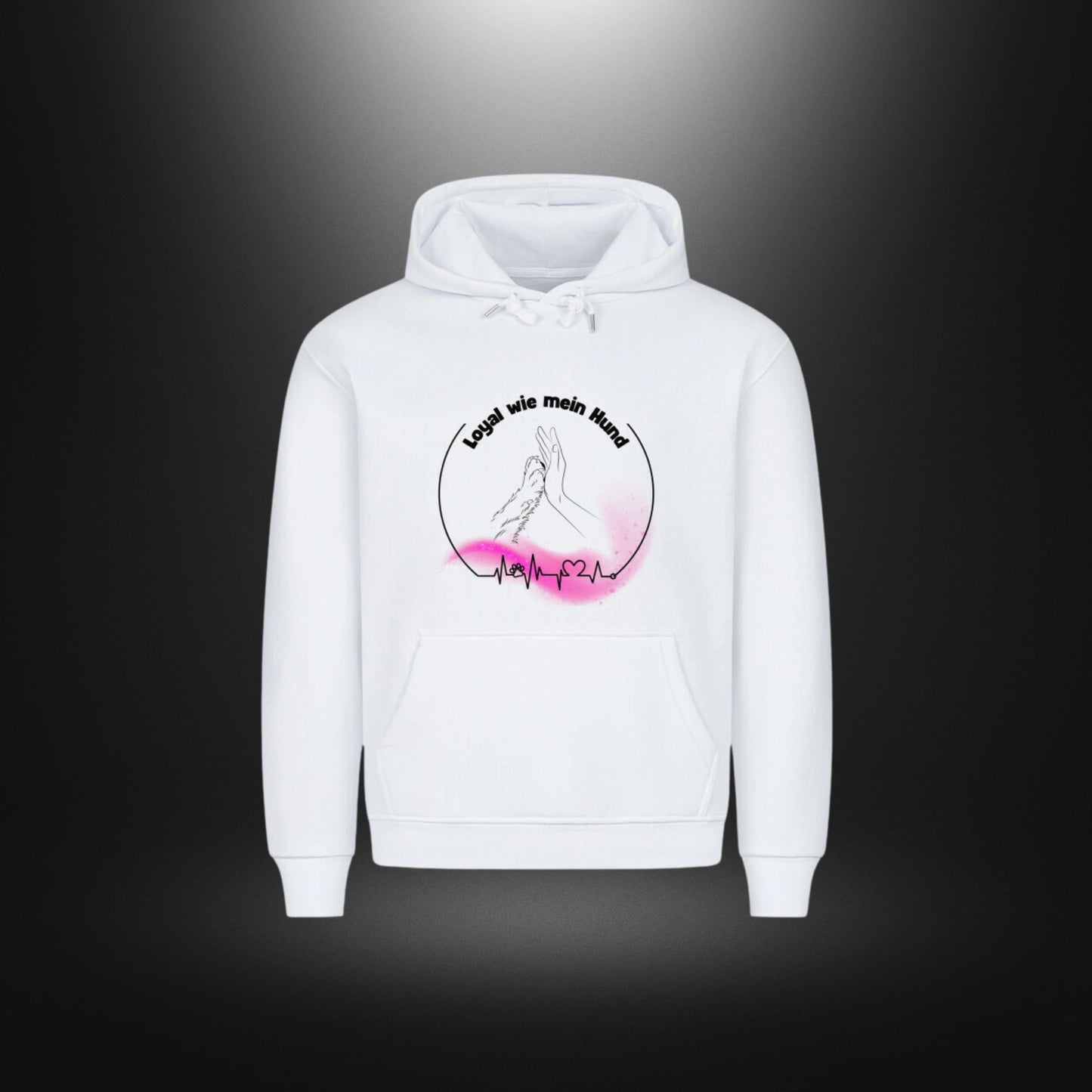 HigherBlanks Premium Hoodie - Loyal wie mein Hund